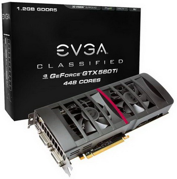 evga GeForce GTX 560 Ti with 448